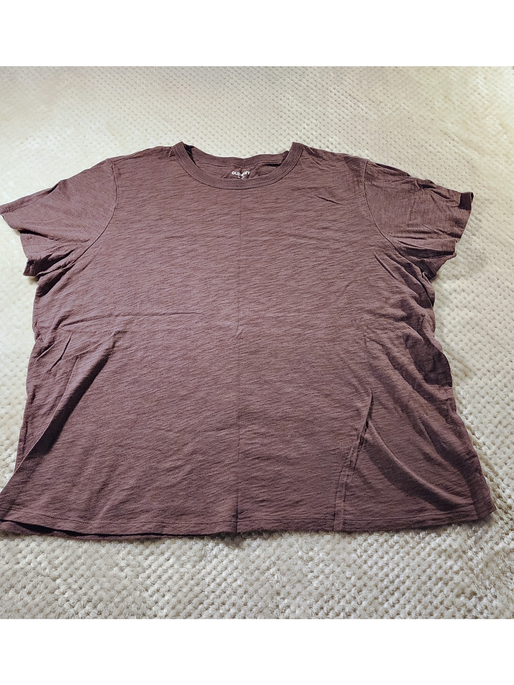 Old Navy Women's Slub knit Crewneck Short Sleeve Top